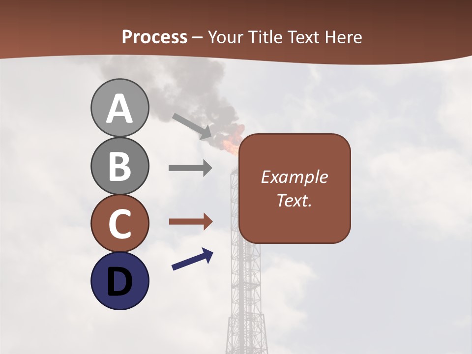 Flare In The Port Of Antwerp(Belgium/Eur Ope) PowerPoint Template