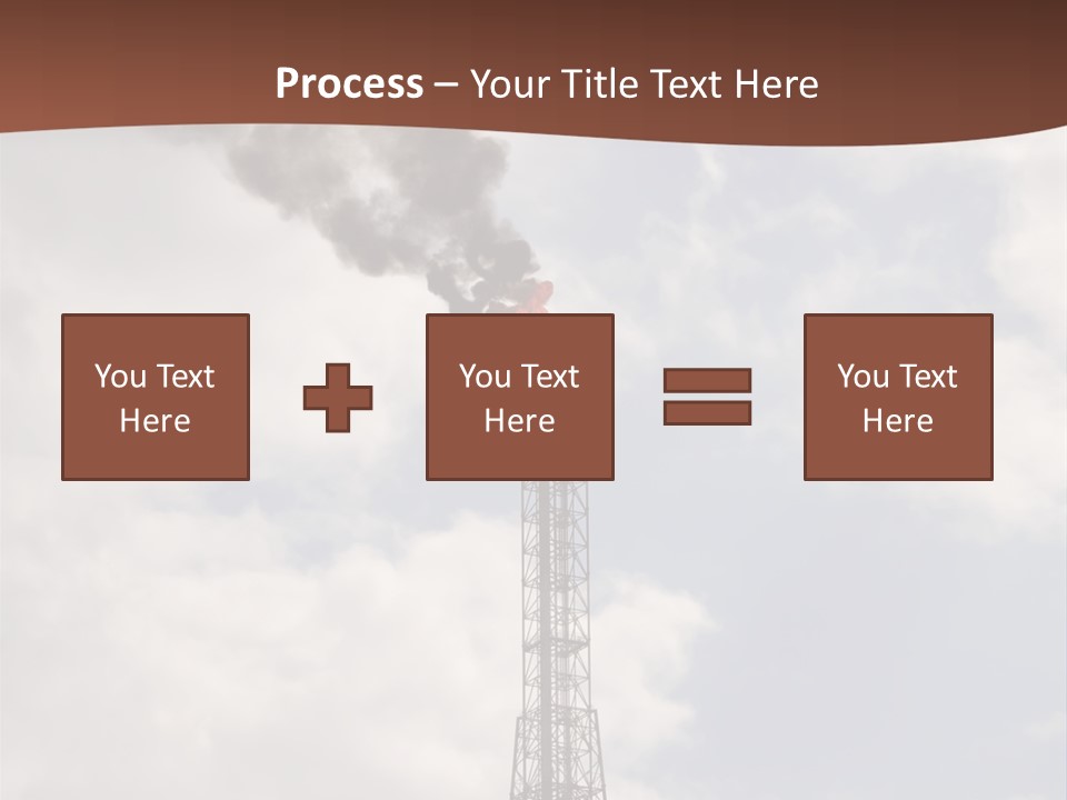 Flare In The Port Of Antwerp(Belgium/Eur Ope) PowerPoint Template