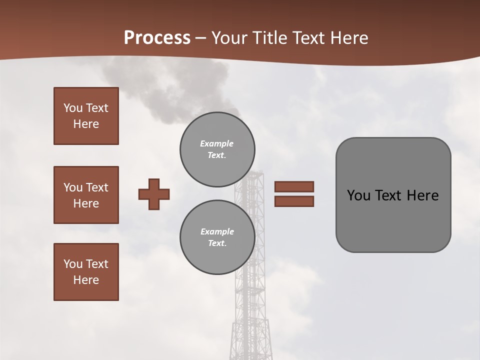 Flare In The Port Of Antwerp(Belgium/Eur Ope) PowerPoint Template