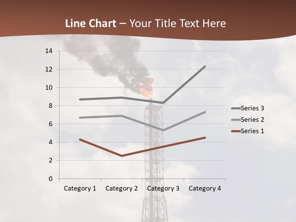 Flare In The Port Of Antwerp(Belgium/Eur Ope) PowerPoint Template