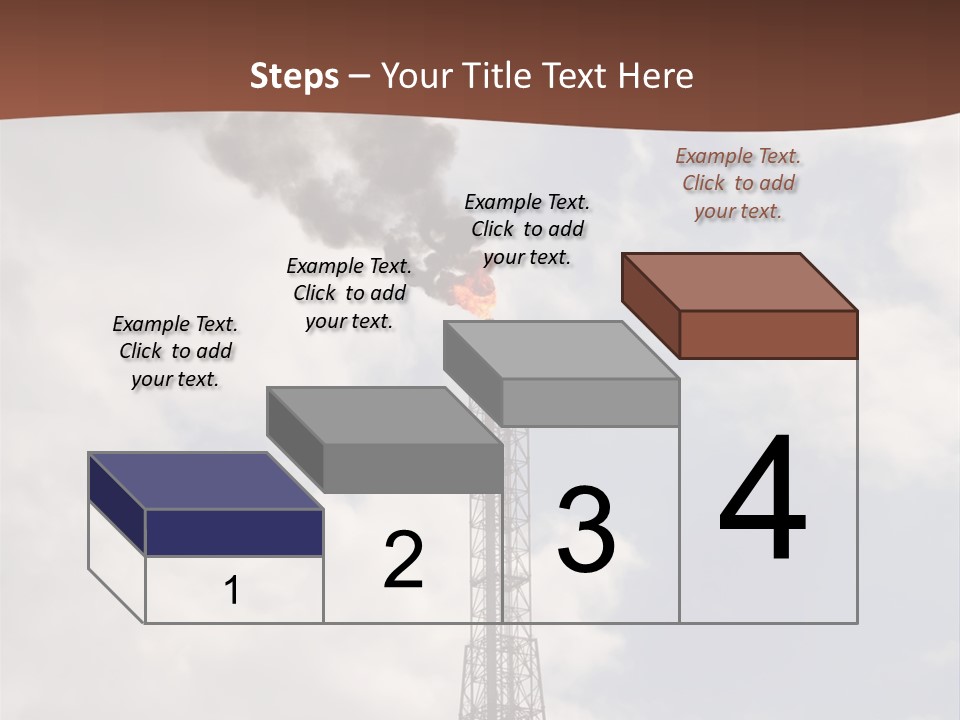 Flare In The Port Of Antwerp(Belgium/Eur Ope) PowerPoint Template