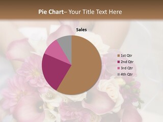 Bride Throwing Bouquet PowerPoint Template