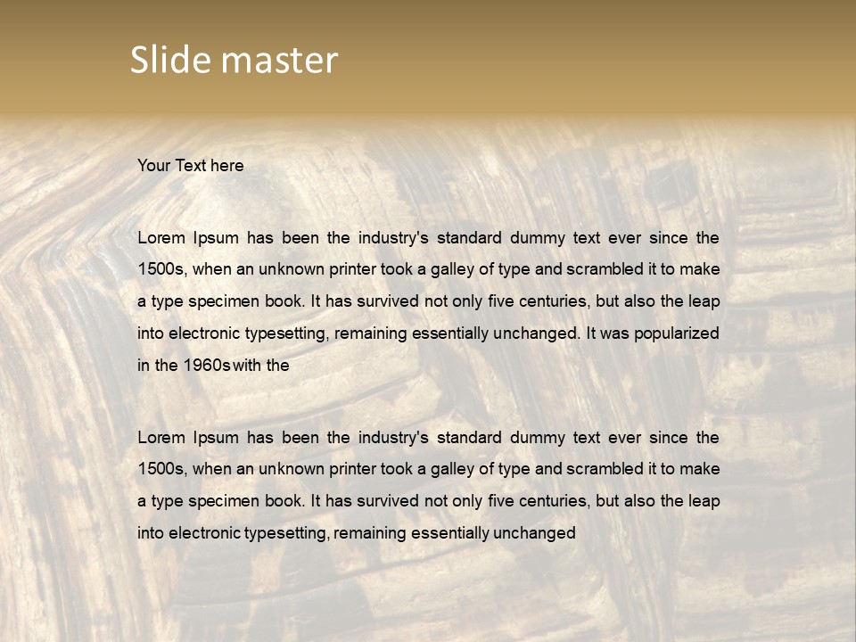 Patterns On Tortoise Shell PowerPoint Template