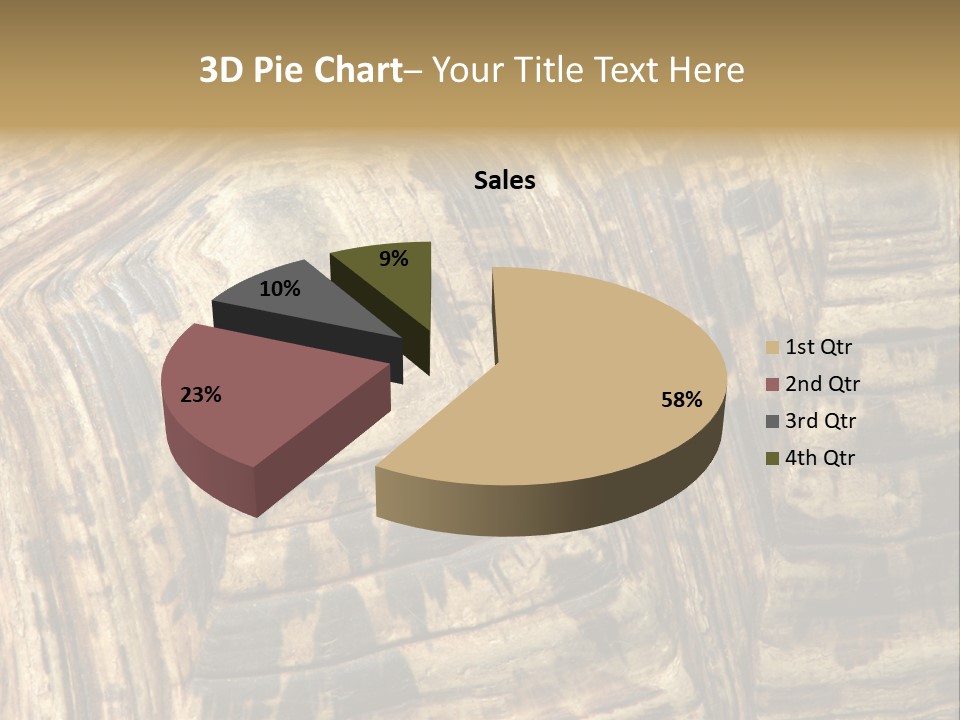 Patterns On Tortoise Shell PowerPoint Template