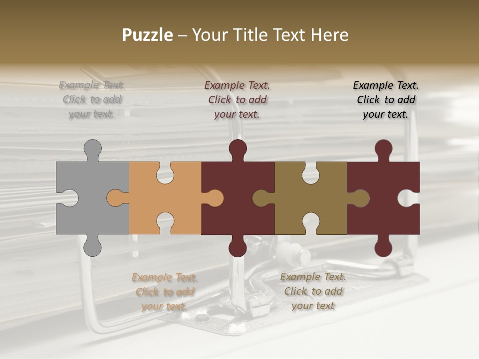Open Lever Arch File (Close View) PowerPoint Template
