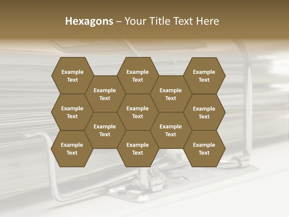Open Lever Arch File (Close View) PowerPoint Template