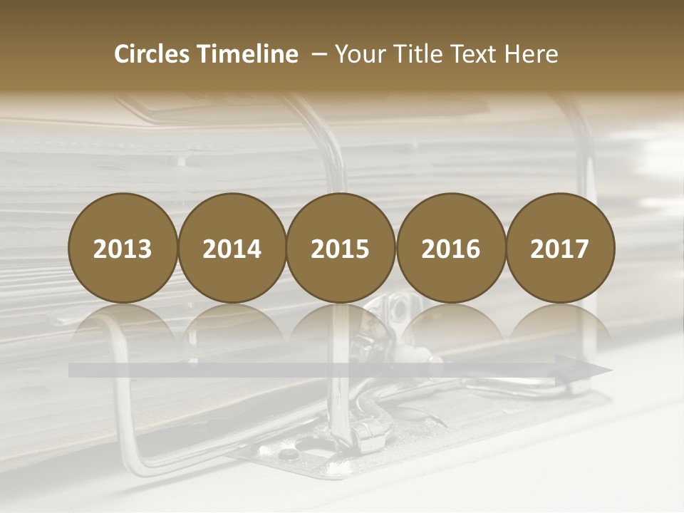 Open Lever Arch File (Close View) PowerPoint Template