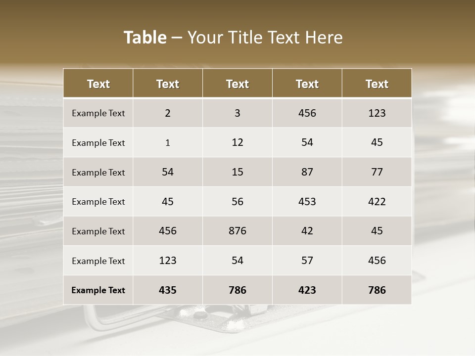 Open Lever Arch File (Close View) PowerPoint Template