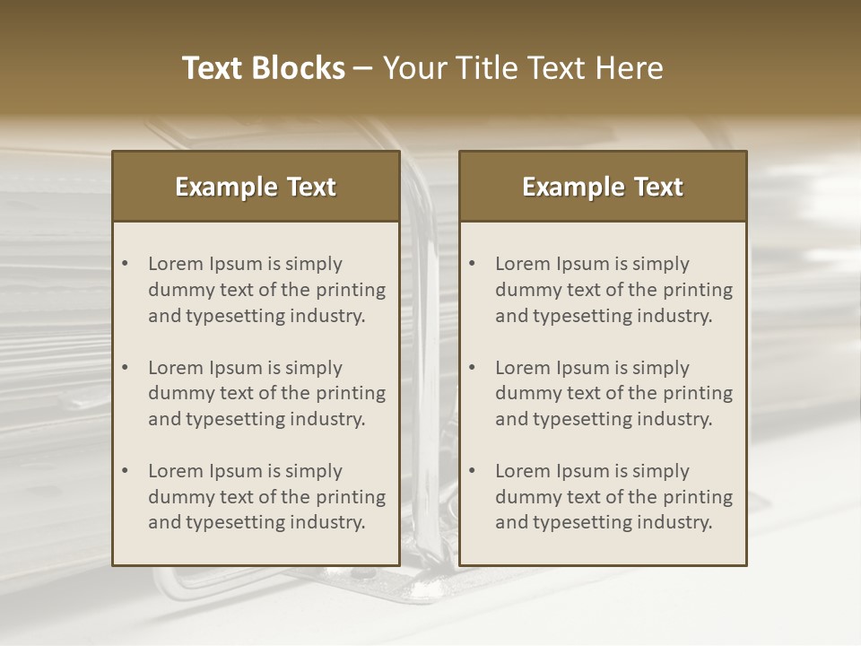 Open Lever Arch File (Close View) PowerPoint Template