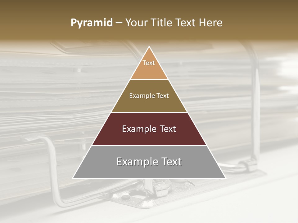 Open Lever Arch File (Close View) PowerPoint Template