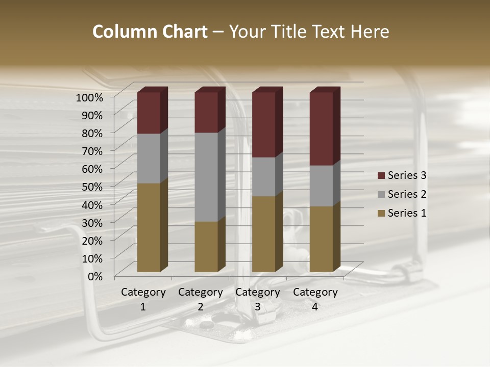 Open Lever Arch File (Close View) PowerPoint Template