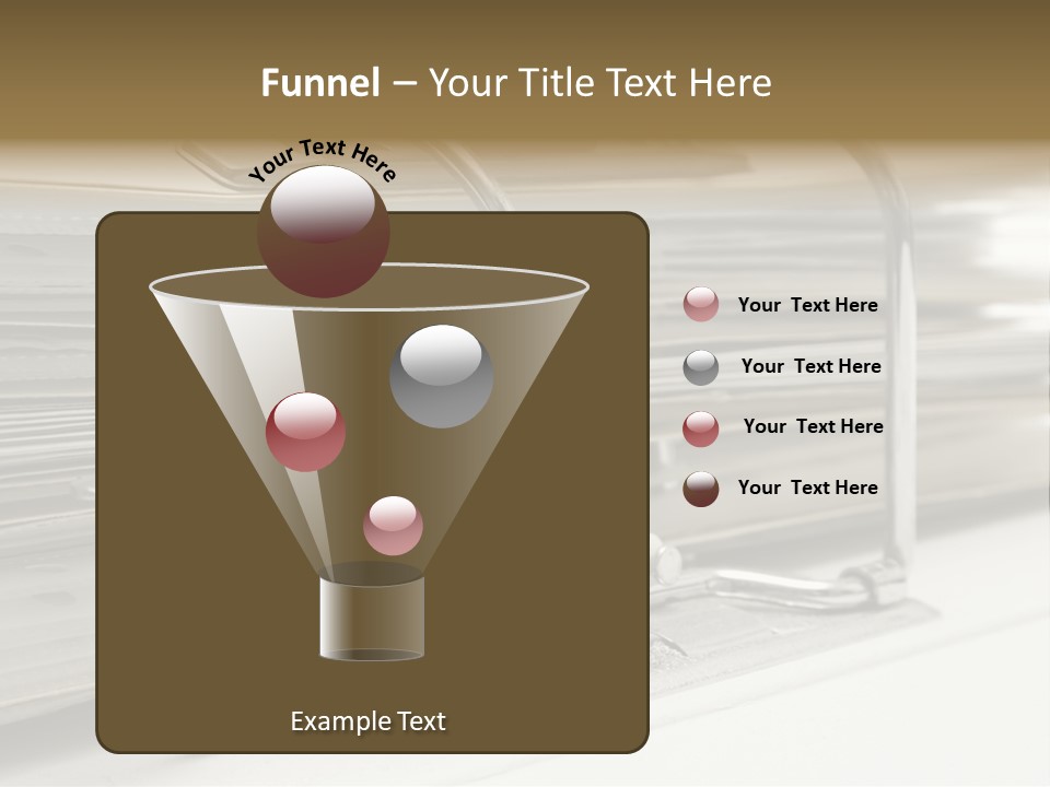 Open Lever Arch File (Close View) PowerPoint Template