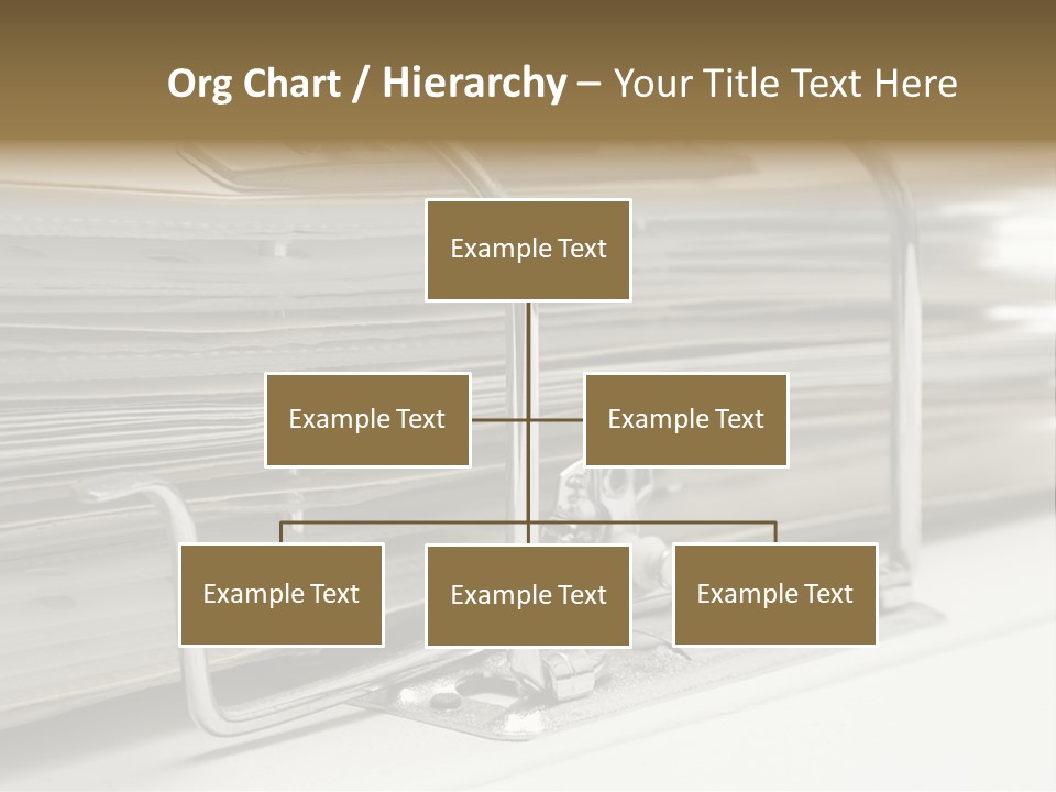 Open Lever Arch File (Close View) PowerPoint Template