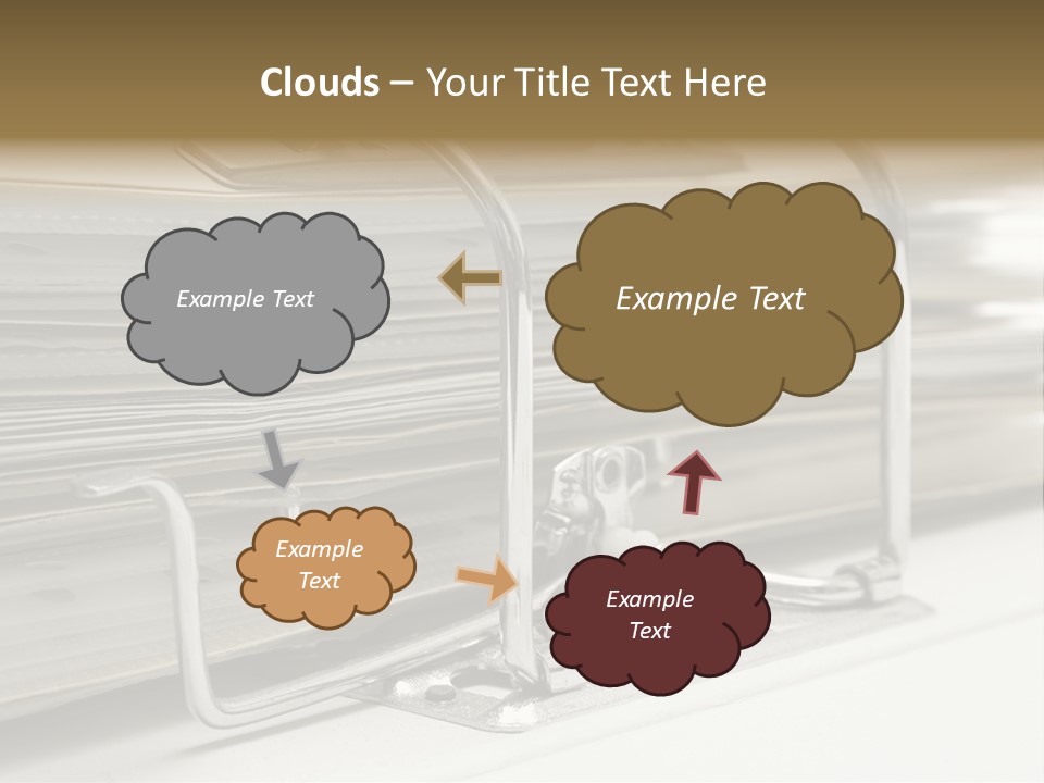 Open Lever Arch File (Close View) PowerPoint Template