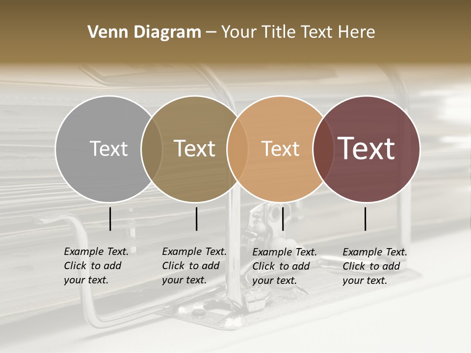 Open Lever Arch File (Close View) PowerPoint Template