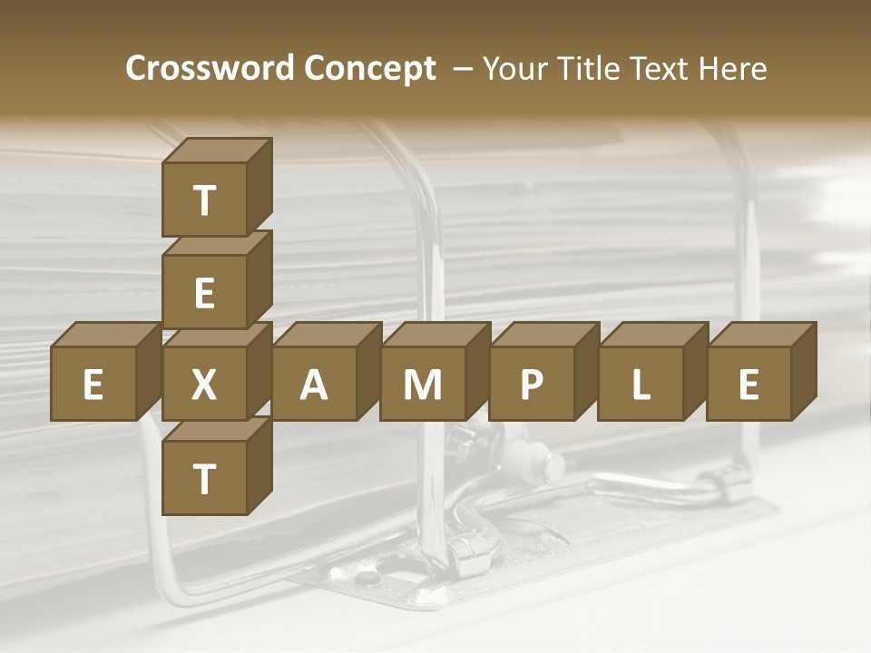 Open Lever Arch File (Close View) PowerPoint Template