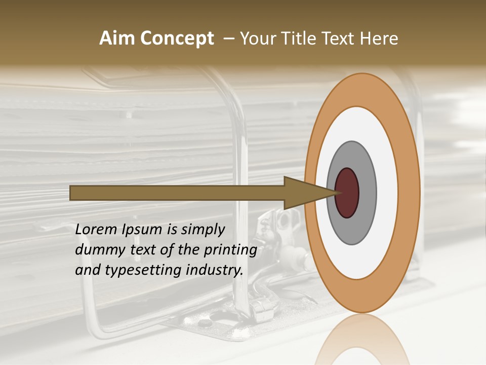 Open Lever Arch File (Close View) PowerPoint Template
