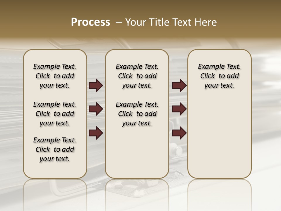 Open Lever Arch File (Close View) PowerPoint Template