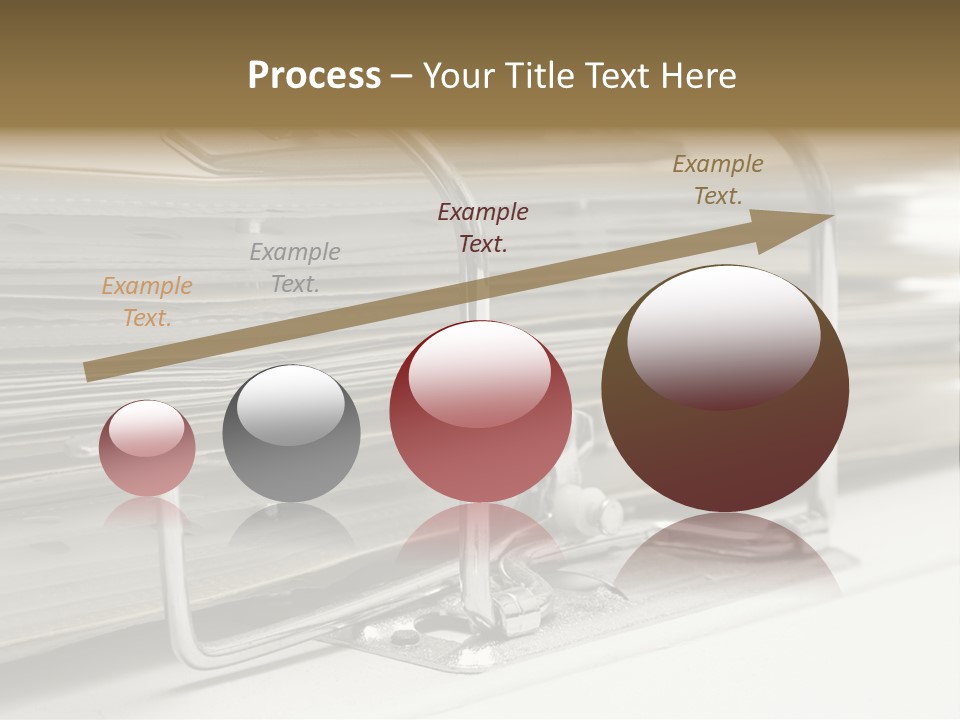 Open Lever Arch File (Close View) PowerPoint Template