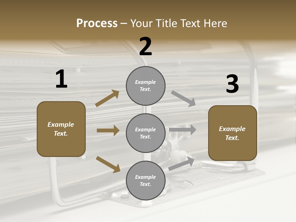 Open Lever Arch File (Close View) PowerPoint Template