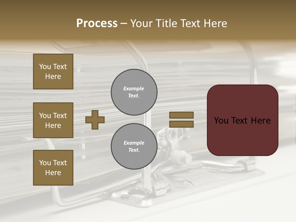 Open Lever Arch File (Close View) PowerPoint Template