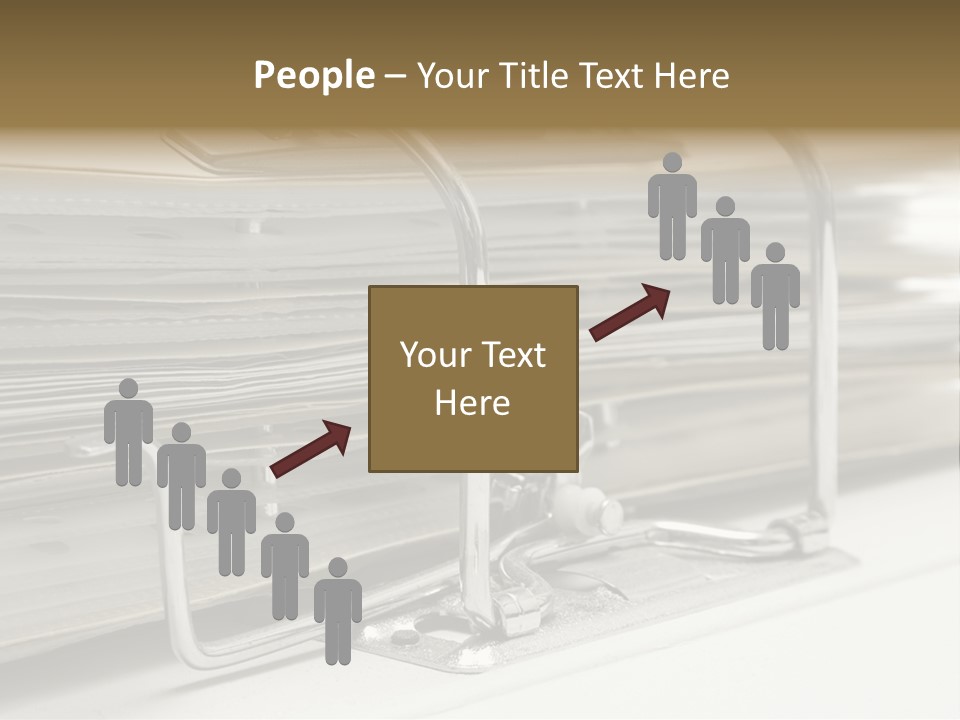 Open Lever Arch File (Close View) PowerPoint Template