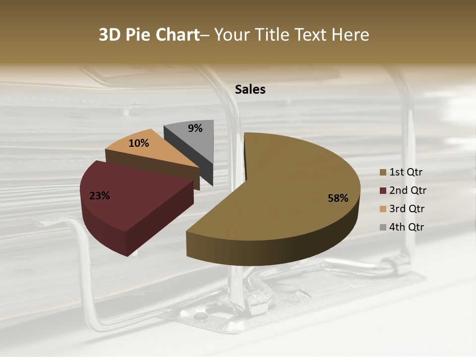 Open Lever Arch File (Close View) PowerPoint Template