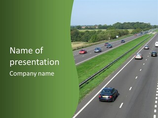 Highway PowerPoint Template