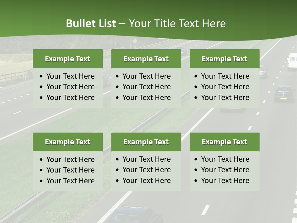 Highway PowerPoint Template