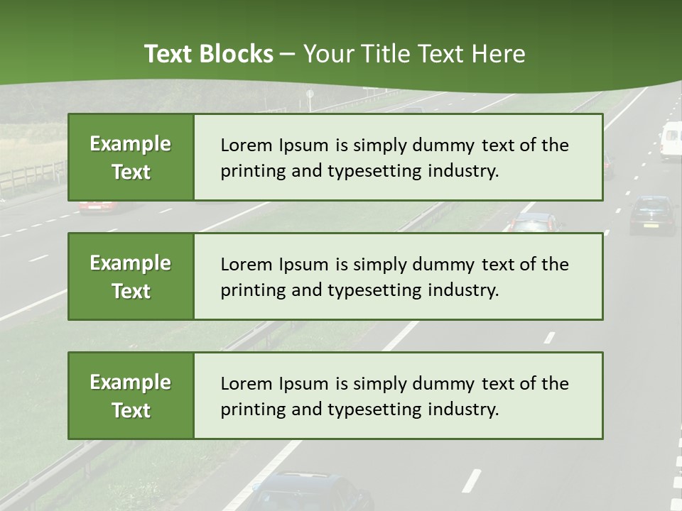 Highway PowerPoint Template