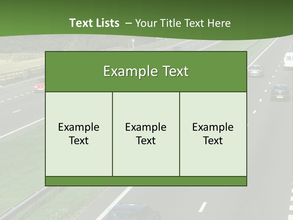 Highway PowerPoint Template