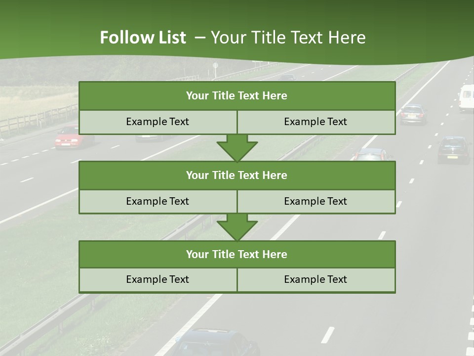 Highway PowerPoint Template