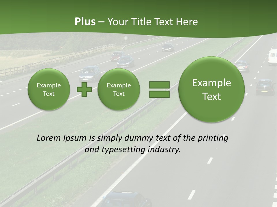 Highway PowerPoint Template