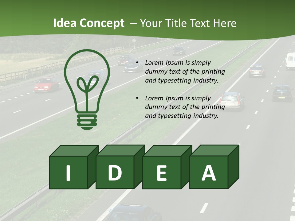 Highway PowerPoint Template