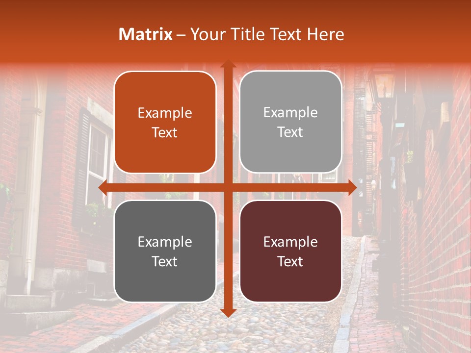 Beacon Hill, Boston PowerPoint Template