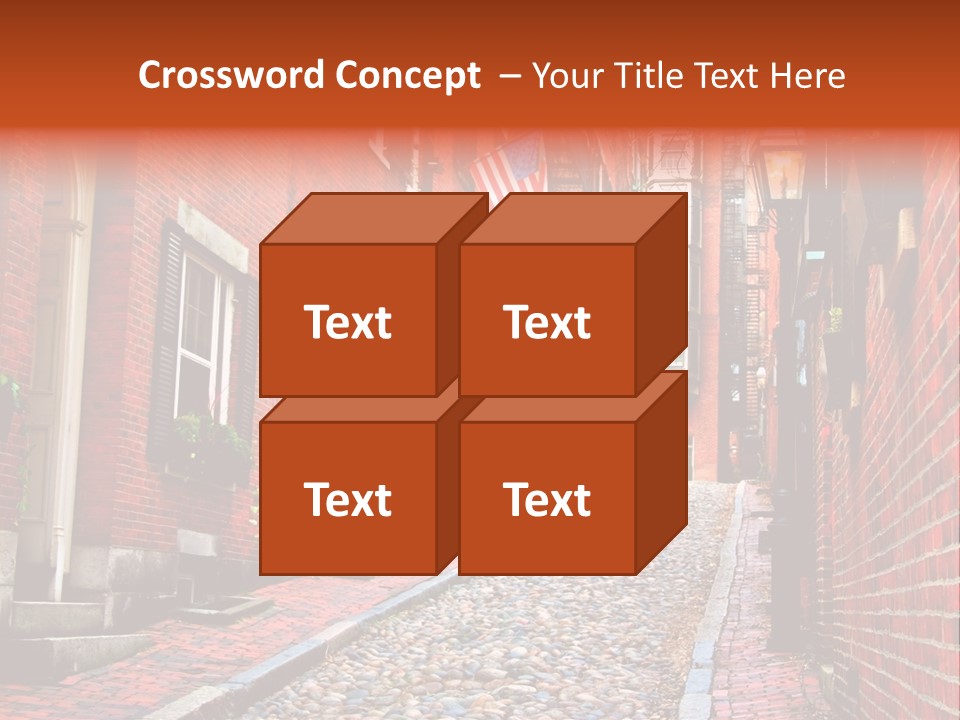Beacon Hill, Boston PowerPoint Template
