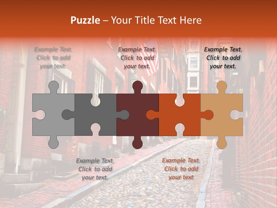 Beacon Hill, Boston PowerPoint Template