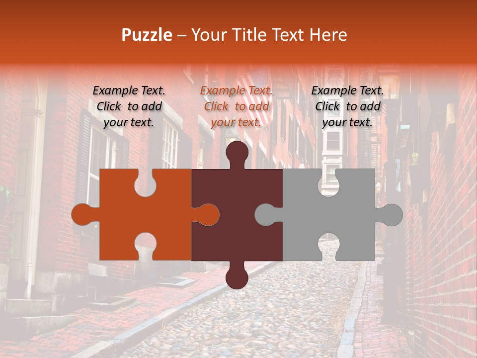 Beacon Hill, Boston PowerPoint Template