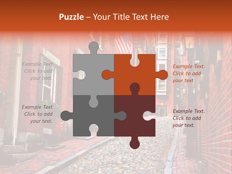 Beacon Hill, Boston PowerPoint Template