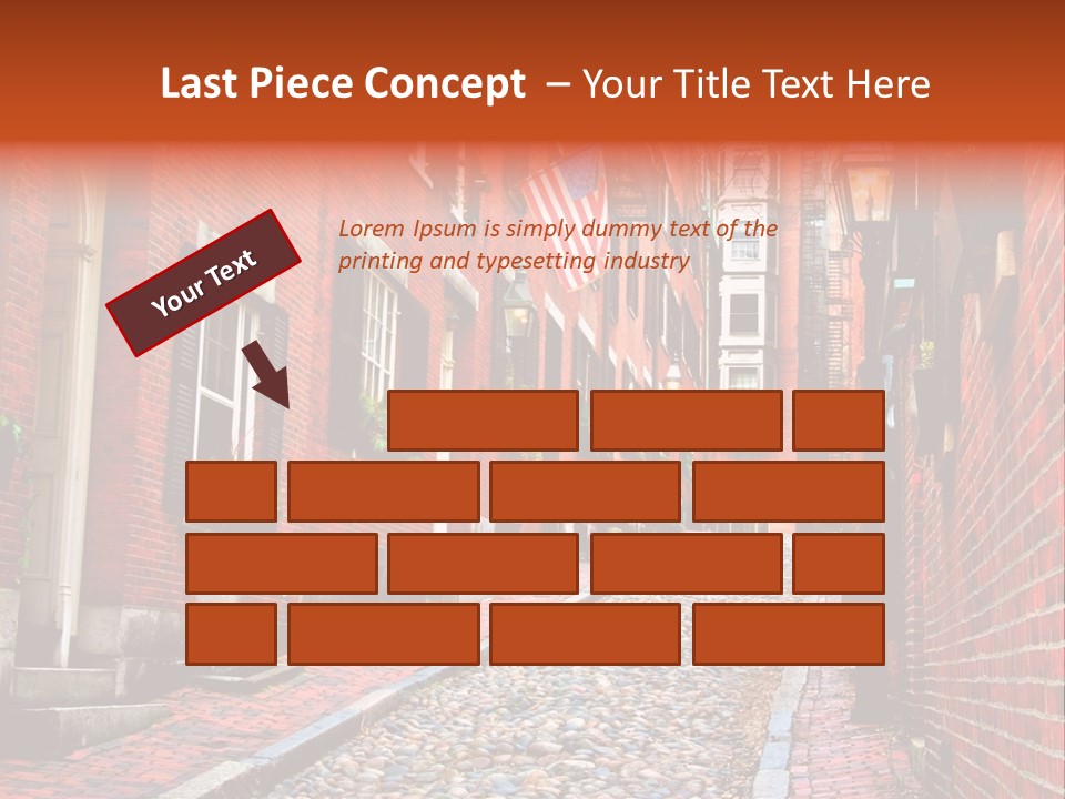 Beacon Hill, Boston PowerPoint Template