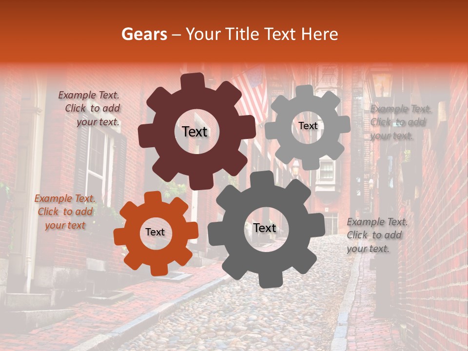 Beacon Hill, Boston PowerPoint Template