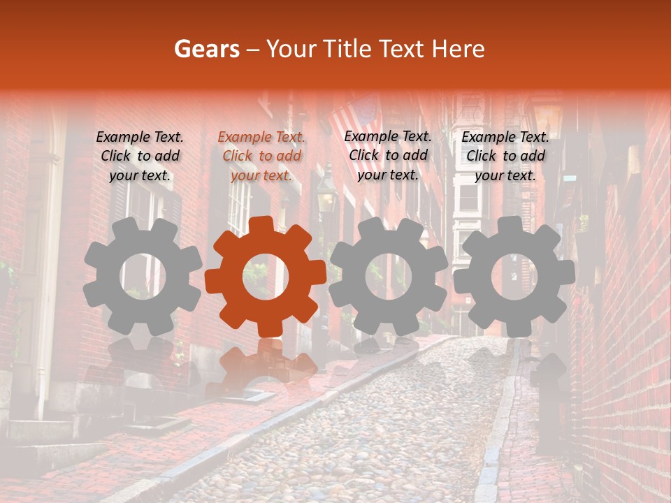 Beacon Hill, Boston PowerPoint Template