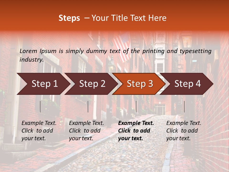 Beacon Hill, Boston PowerPoint Template