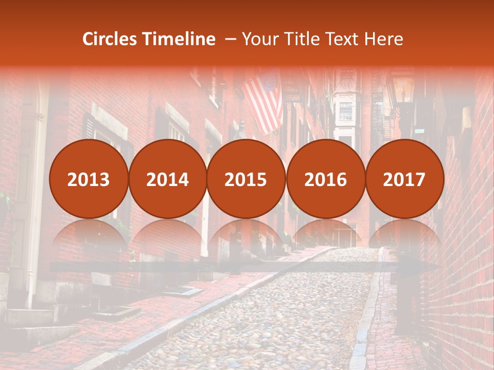 Beacon Hill, Boston PowerPoint Template