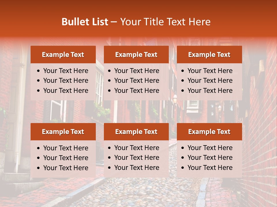 Beacon Hill, Boston PowerPoint Template
