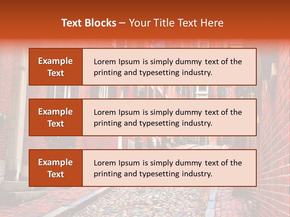Beacon Hill, Boston PowerPoint Template