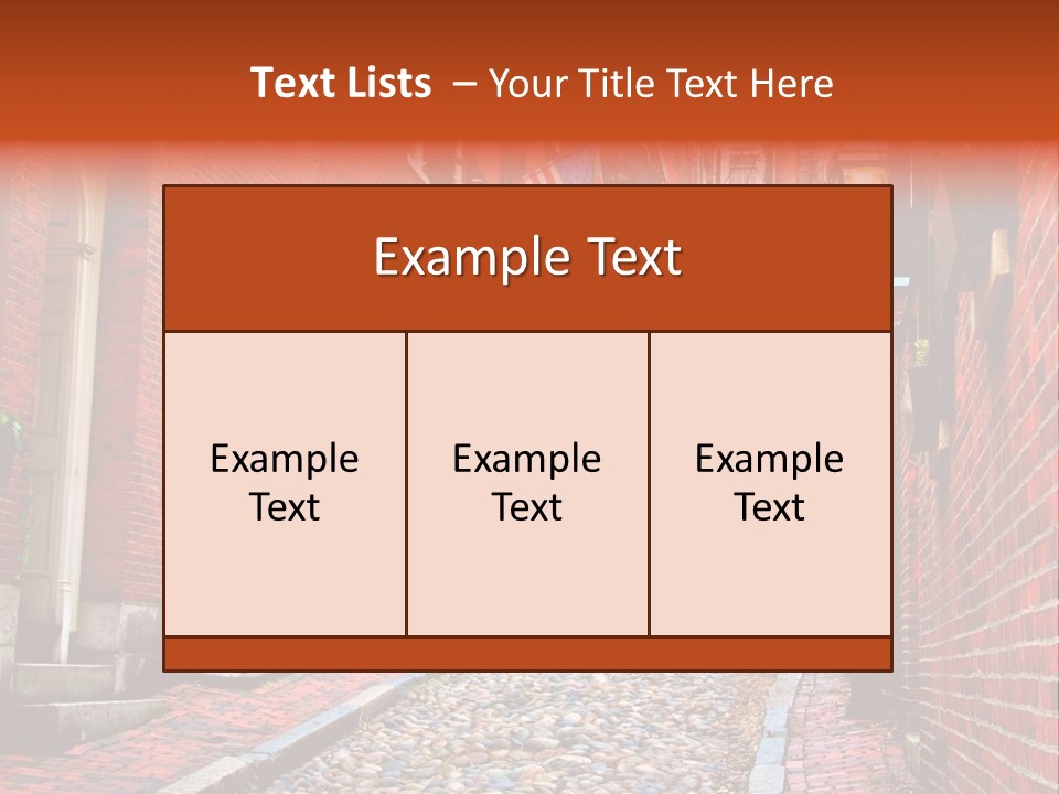 Beacon Hill, Boston PowerPoint Template