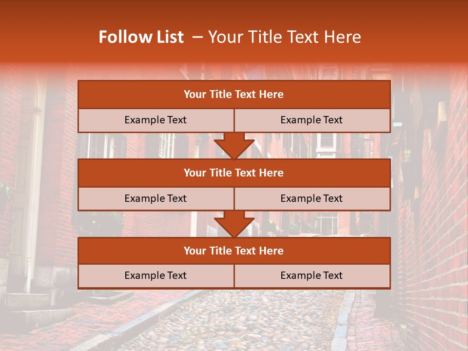 Beacon Hill, Boston PowerPoint Template