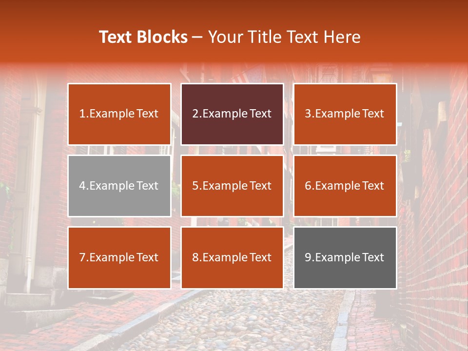 Beacon Hill, Boston PowerPoint Template
