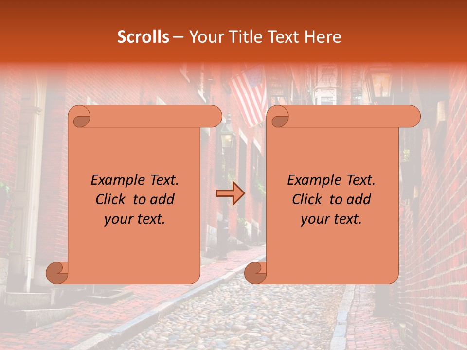 Beacon Hill, Boston PowerPoint Template